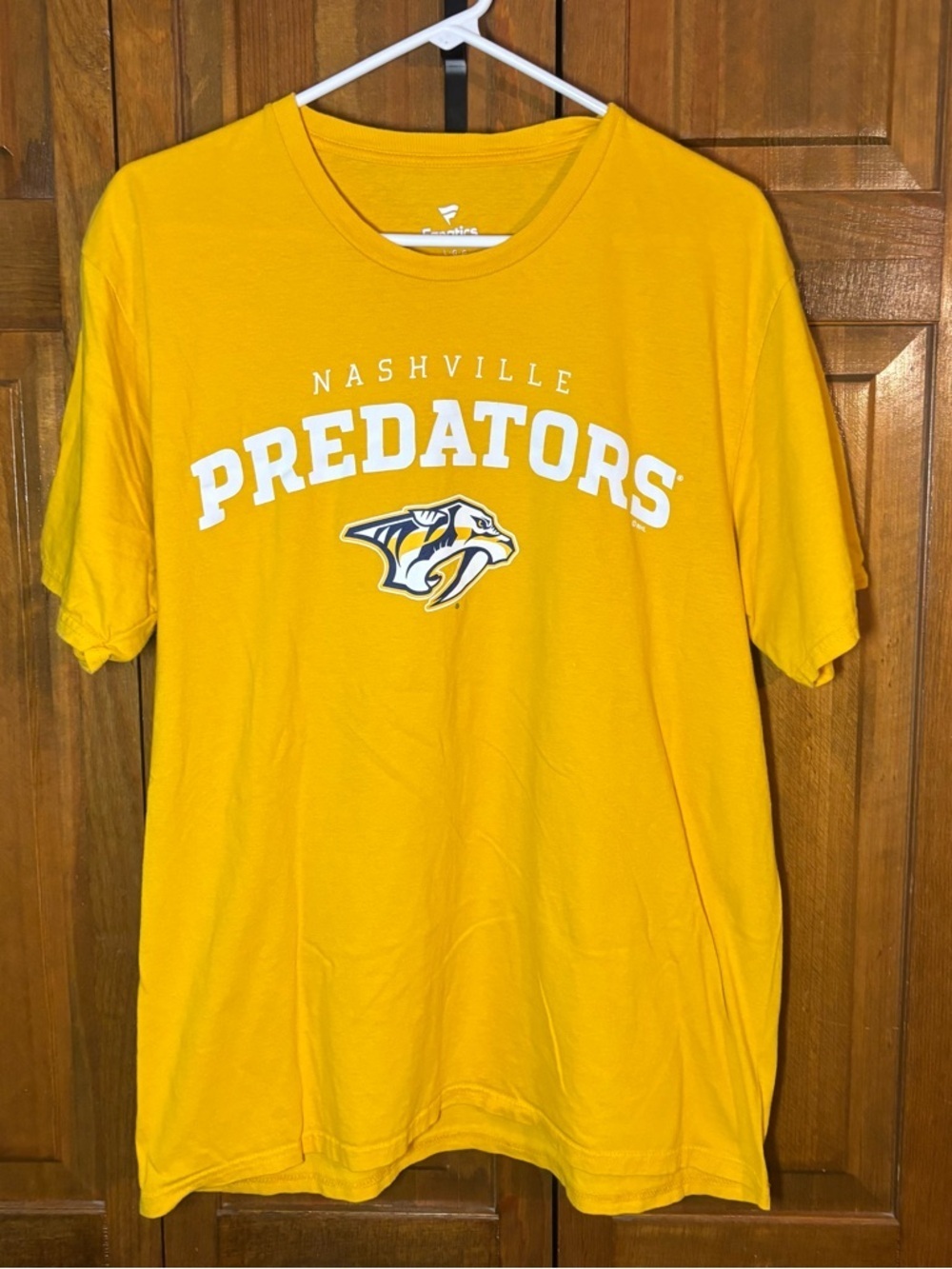 Fanatics Nashville Predators Gold Short Sleeve Tee